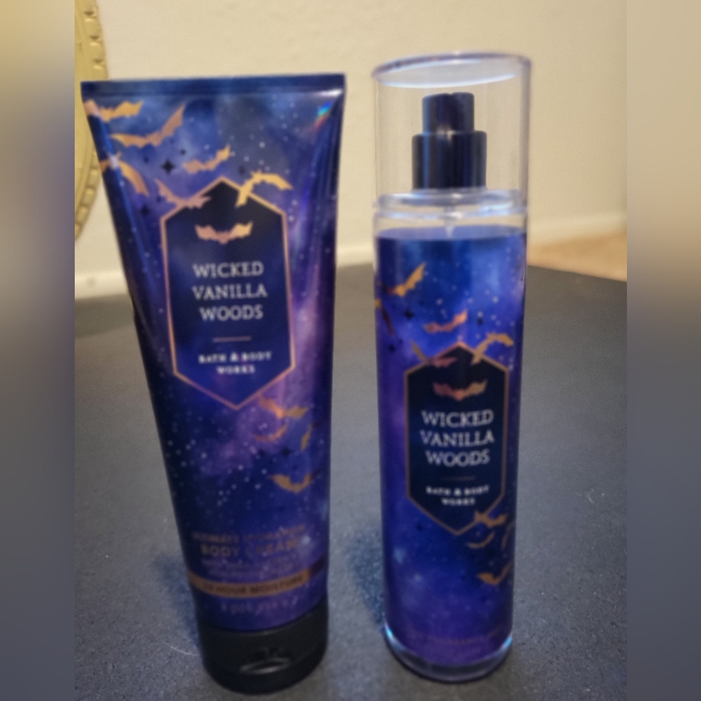 Wicked Vanilla Woods body spray and lotion